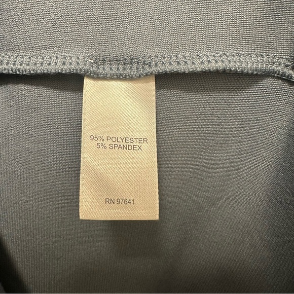 J Jill Pure Jill Long Sleeve Velour Tunic Top Dark Blue V-Neck Women's large - Picture 4 of 6